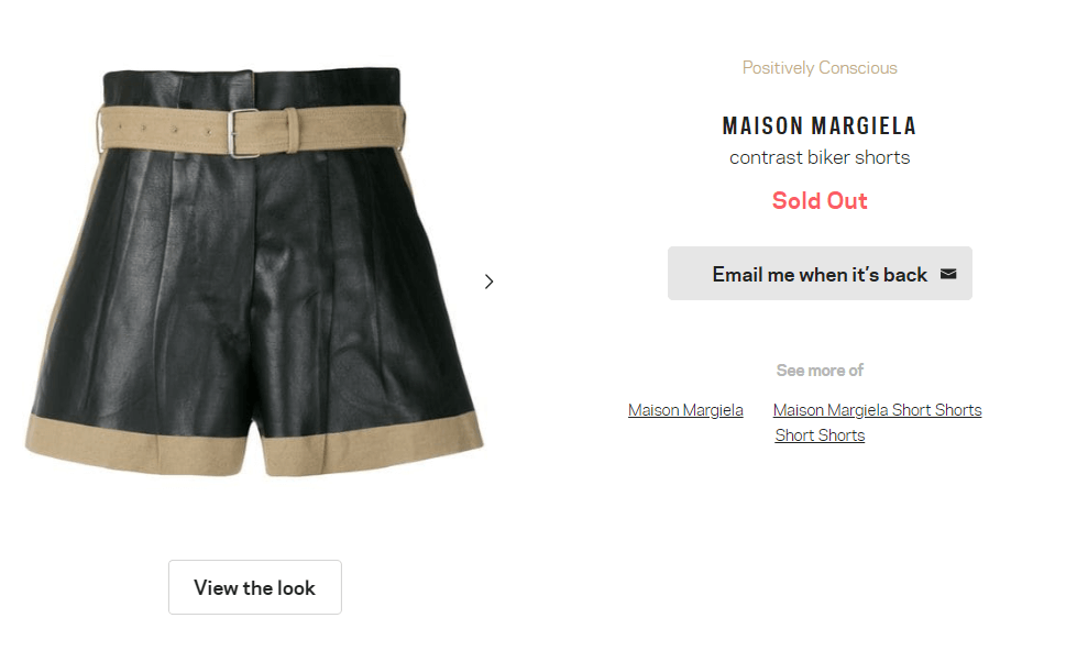 Maison Margiela shorts